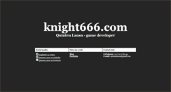 Desktop Screenshot of knight666.com