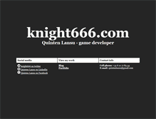Tablet Screenshot of knight666.com